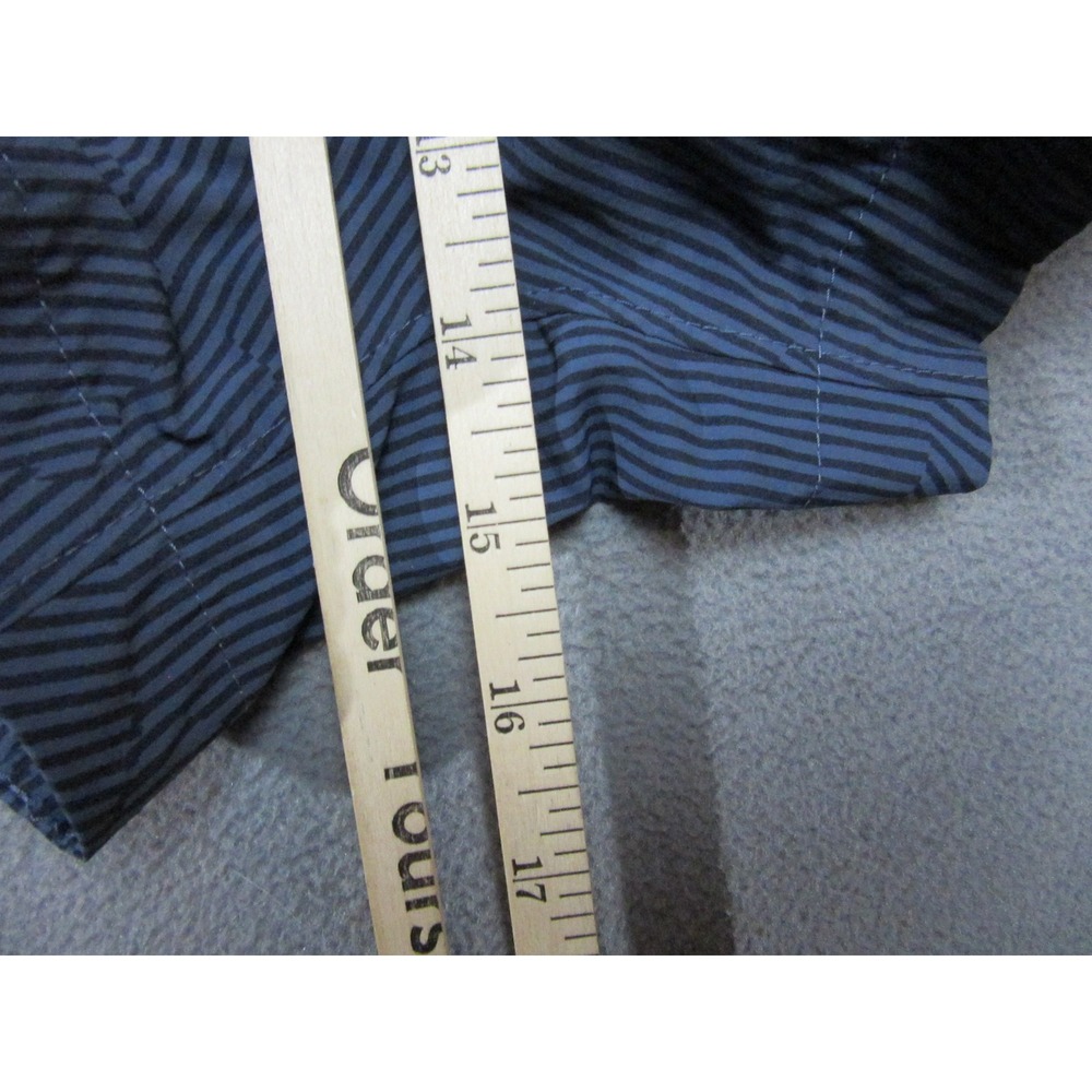 Mountain Hardwear Romper Womens Medium Blue Dynama Striped Activewear V Neck - Picture 16 of 16